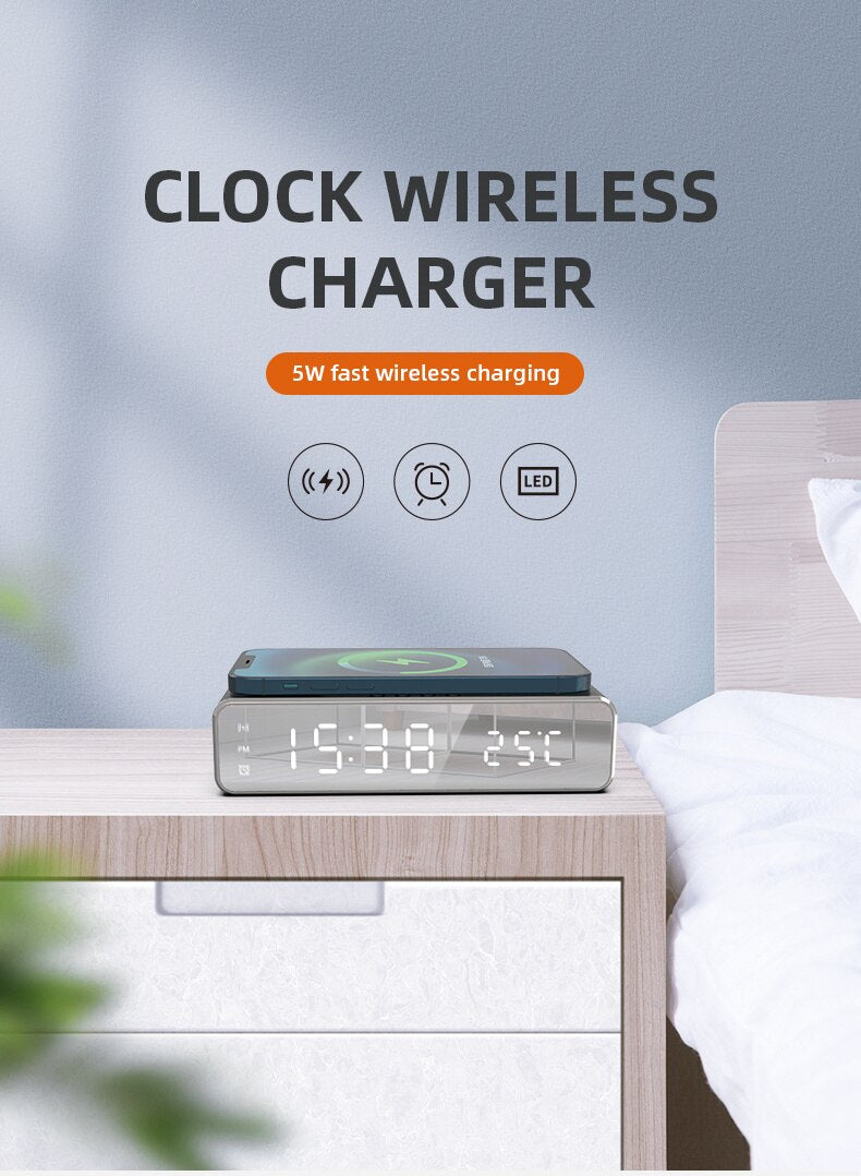 3 in 1 LED Alarm Clock with Fast Wireless Charger - Premium Chargers & Powerbanks from Dressmycell.com - Just $30! Shop now at Dressmycell.com 3 in 1 LED Alarm Clock with Fast Wireless Charger - Premium Chargers & Powerbanks from Dressmycell.com - Just $30! Shop now at Dressmycell.com